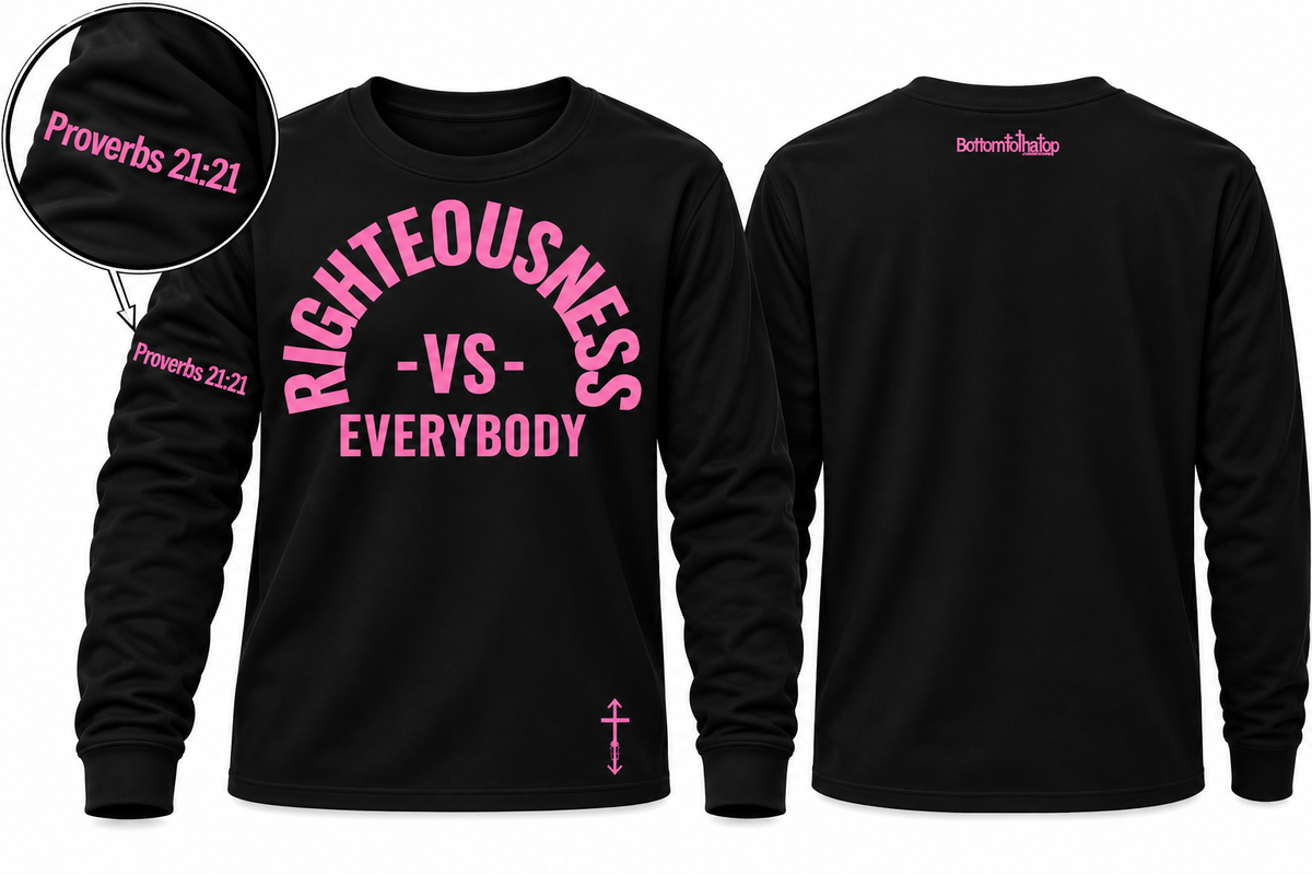 FRONT Righteousness vs. Everybody Sweatshirt