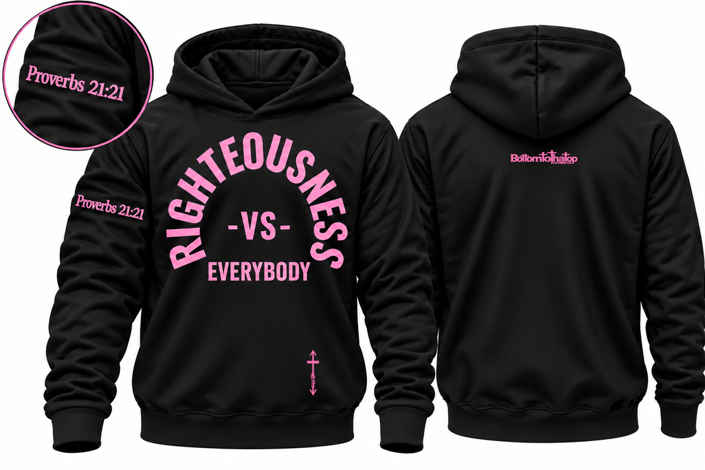 FRONT RIGHTEOUSNESS vs. EVERYBODY LONG SLEEVE HOODIES
