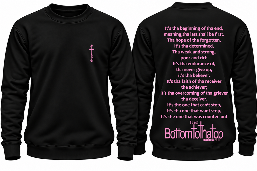 BOTTOMTOTHATOP CREED Long Sleeves Sweat Shirts