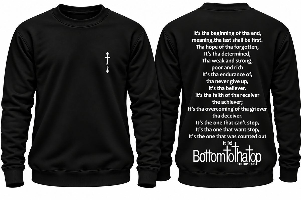 BOTTOMTOTHATOP CREED Long Sleeves Sweat Shirts