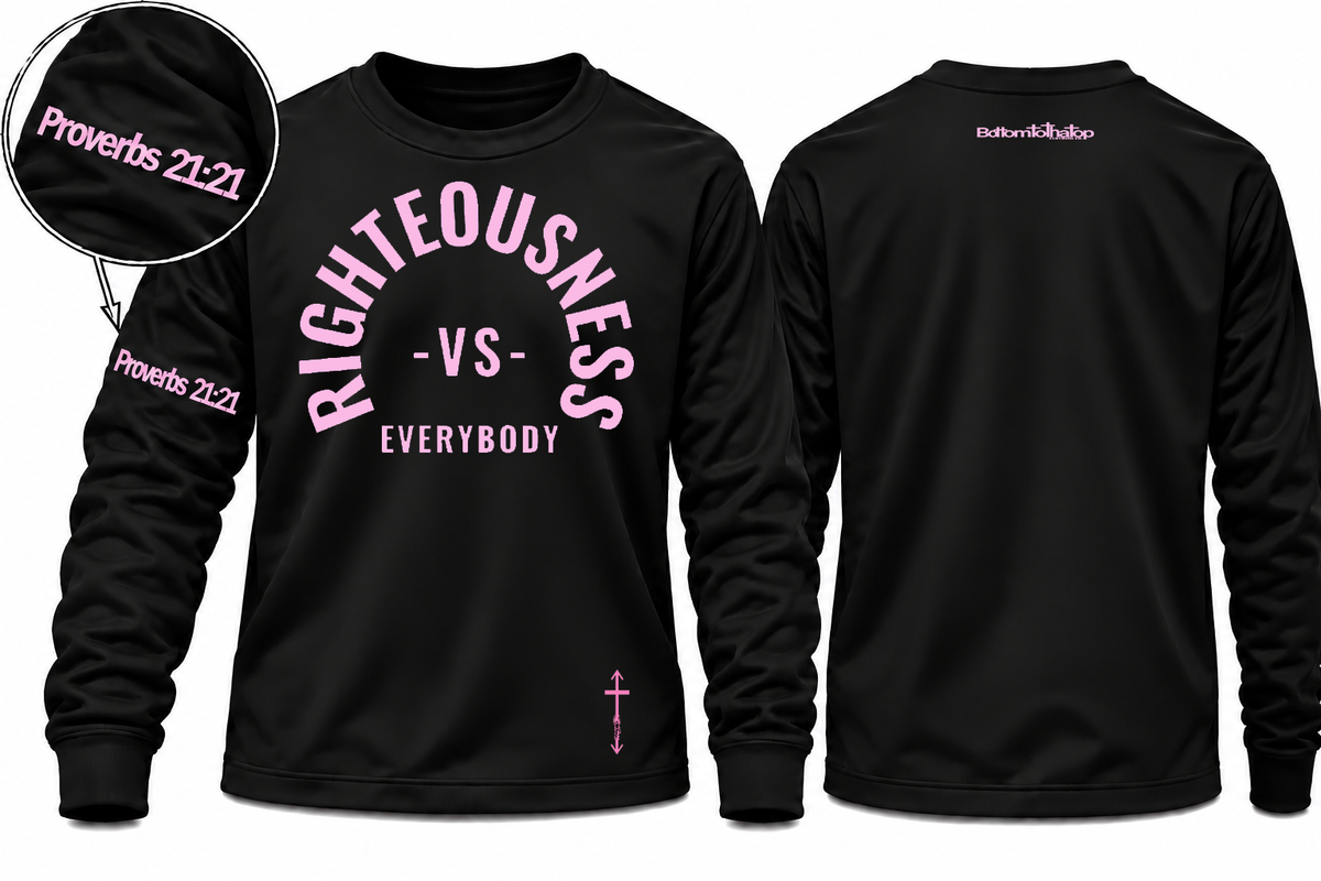 FRONT RIGHTEOUSNESS vs. EVERYBODY LONG SLEEVE SHIRTs