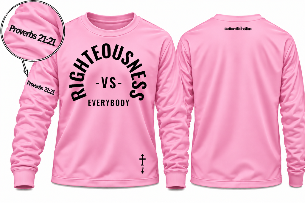 FRONT RIGHTEOUSNESS vs. EVERYBODY LONG SLEEVE SHIRTs