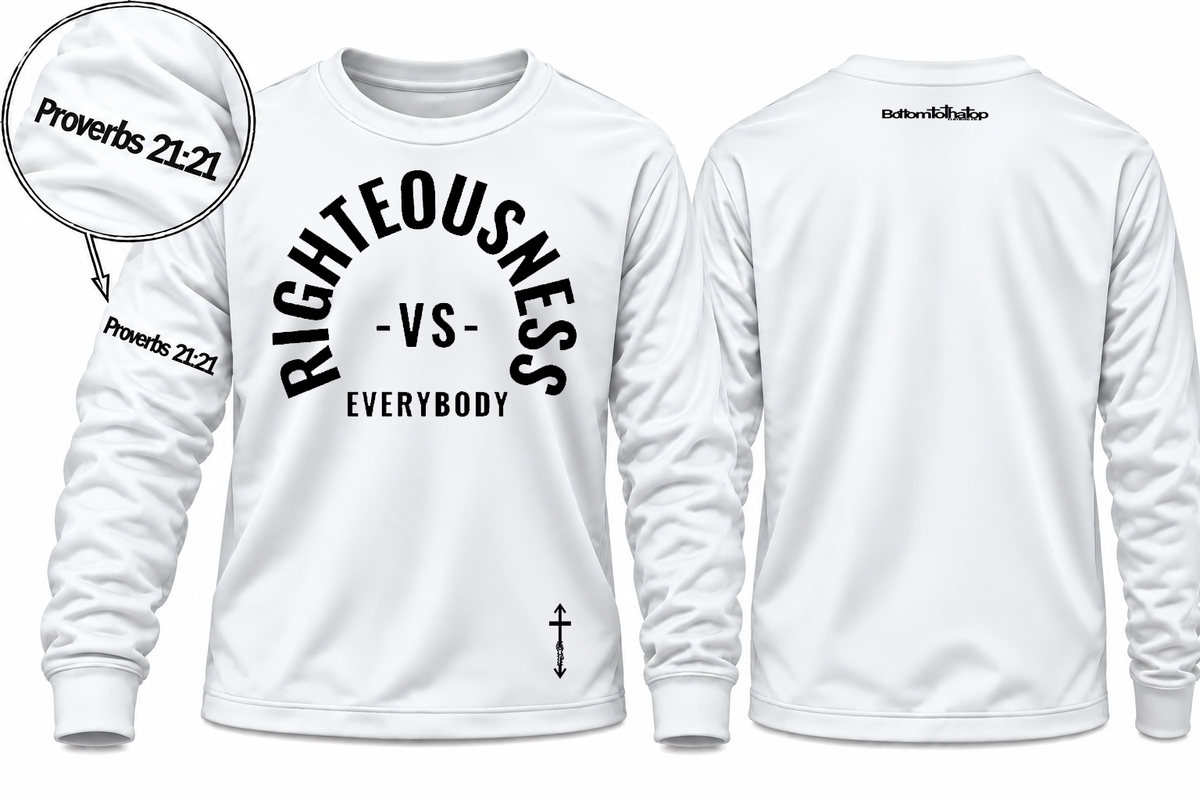 FRONT RIGHTEOUSNESS vs. EVERYBODY LONG SLEEVE SHIRTs