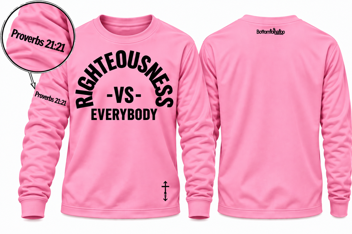 FRONT Righteousness vs. Everybody Sweatshirt