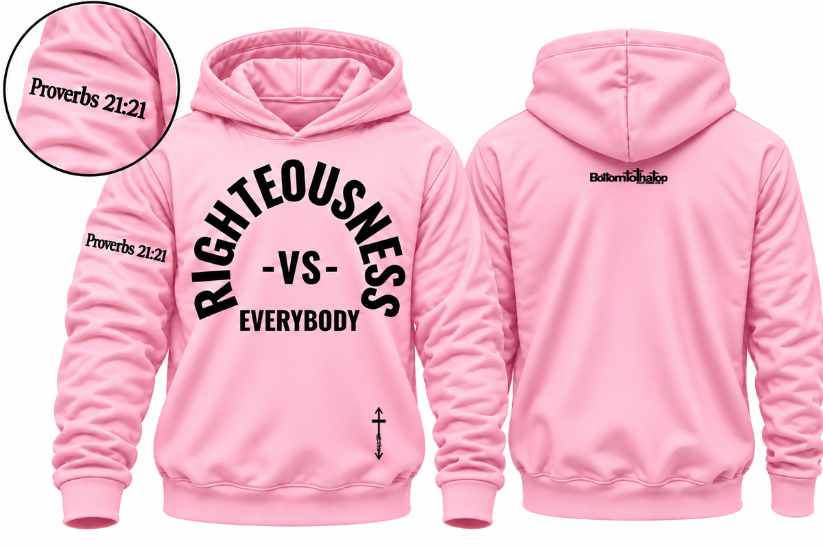 FRONT RIGHTEOUSNESS vs. EVERYBODY LONG SLEEVE HOODIES