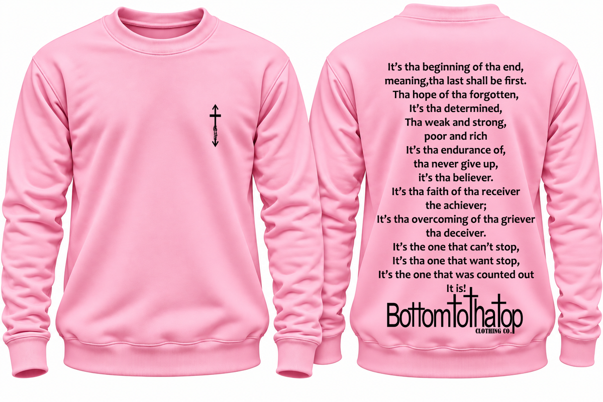 BOTTOMTOTHATOP CREED Long Sleeves Sweat Shirts