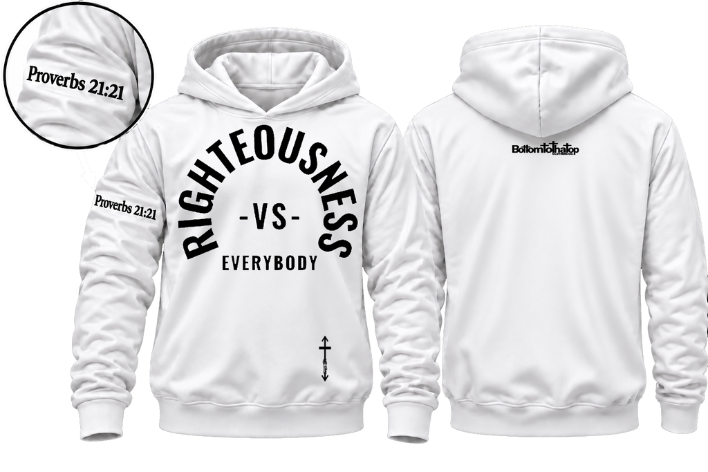 FRONT RIGHTEOUSNESS vs. EVERYBODY LONG SLEEVE HOODIES