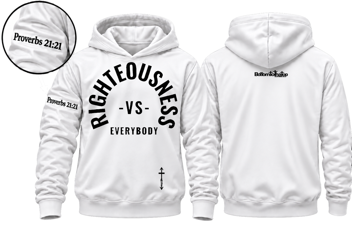 FRONT RIGHTEOUSNESS vs. EVERYBODY LONG SLEEVE HOODIES