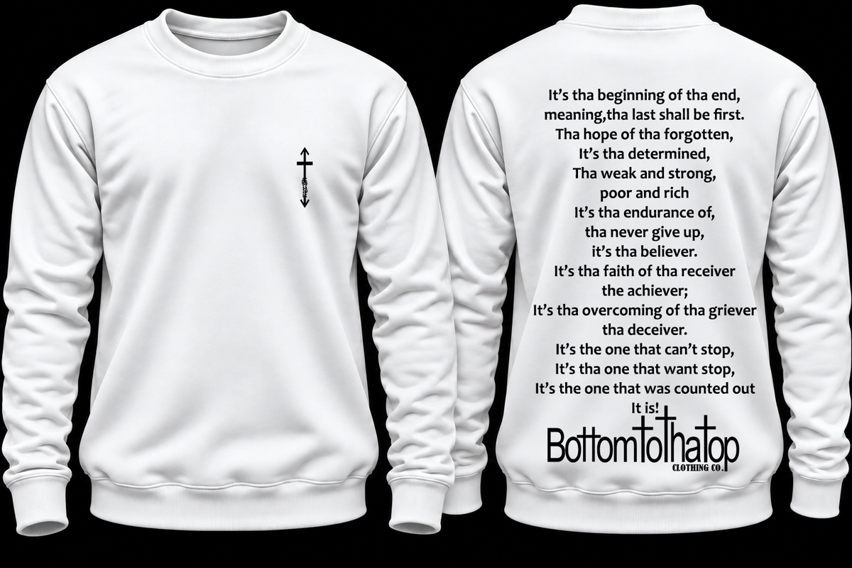BOTTOMTOTHATOP CREED Long Sleeves Sweat Shirts